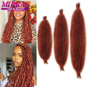 16/24/28 Inch Kinky Twist Marley Braiding Crochet Hair Synthetic Pre-Separated Springy Afro Twist Hair For Butterfly Locs Braids 1