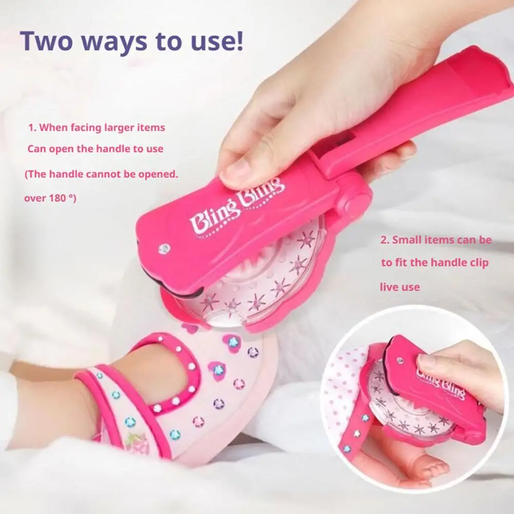 여아 헤어 브레이딩 다이아몬드 장난감 역할놀이 메이크업 글리터 다이아몬드 스티커 쥬얼리 액세서리 어린이 매직 다이아몬드 드라이