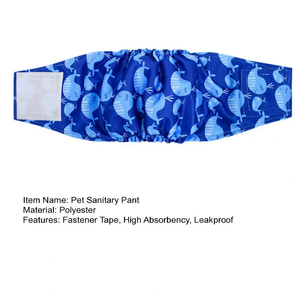 Title 35, Male Dog Belly Band Diapers Fastener Tape Adjus...