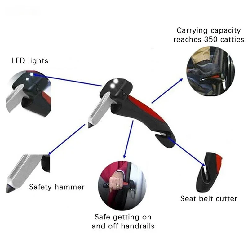 New 5 in 1 Vehicle Support Handles Car Assist Support Handle Multi-function Safety Door Aider Handles Bar car door assist handle