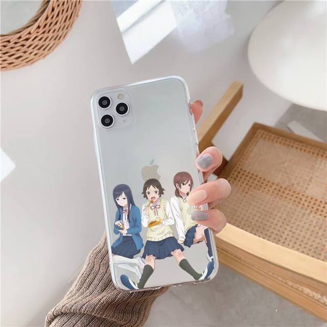 no Mudazukai anime Phone Case Transparent soft For iphone 12 11 13 7 8 6 s plus x xs xr pro max mini