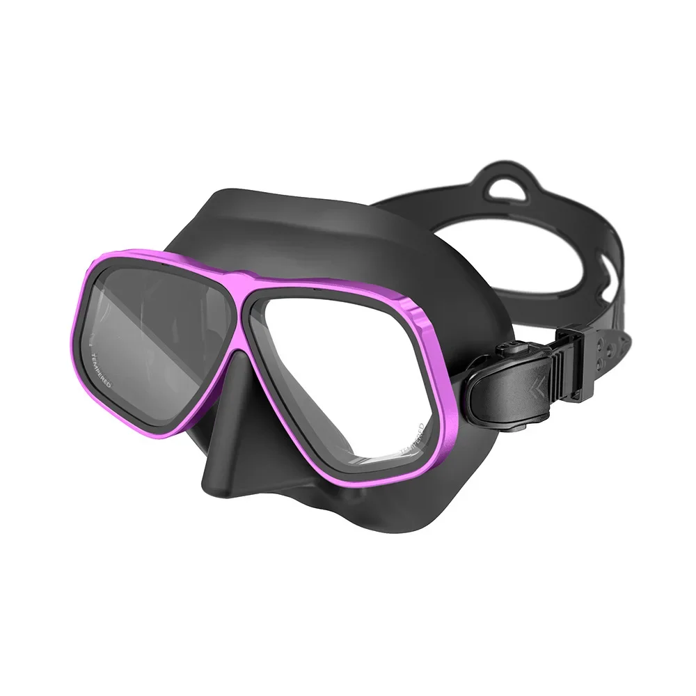 Diving Mask Aluminum Alloy Frame Anti-Fog Myopia Film