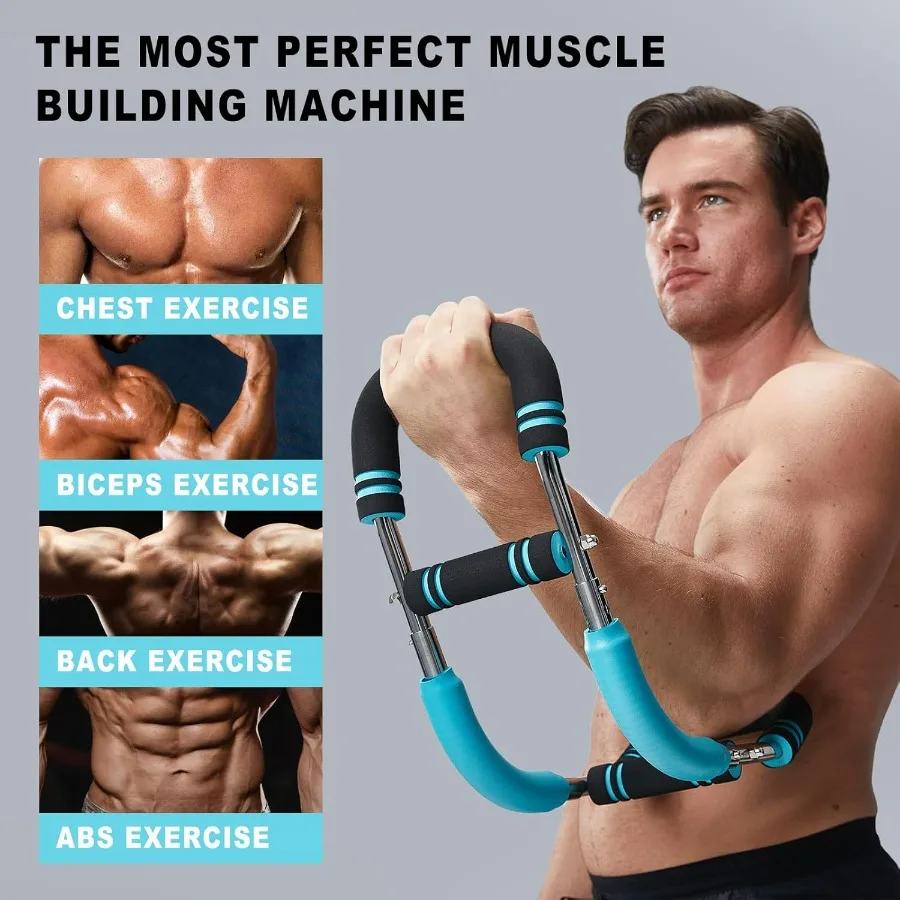 Twister Arm Trainer, Chest Workout Equipment Exerciser for Men, Adjustable Arm and Chest Twister Trainer for Women - Portable Ho