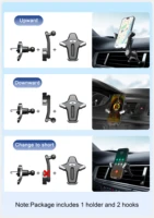 Car Vent Phone Mount, [Never Blocking Vent, Enjoy The Comfort of The A/C] Hands-Free Universal Extension Clip Air Phone Holder - Image 6