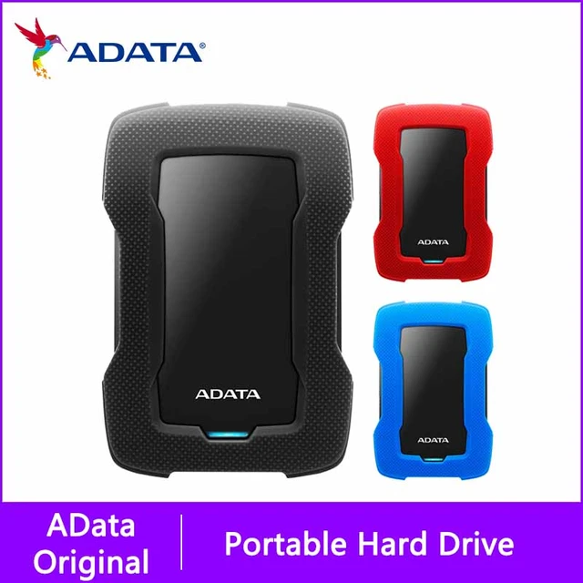 Adata HD330 Disque dur externe USB 3.0 2 To, Bleu – Logically