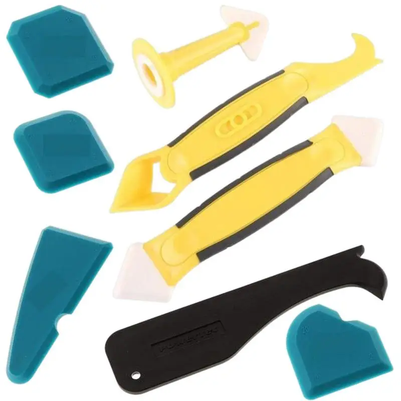 CaulkRemovalTool8pcsCaulkScraperCaulkingToolKitMultiPurpose