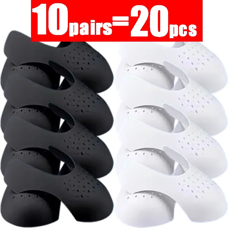 Shoe Anti-Crease Protector - 10 Pairs Sneaker Guard & Shoe Stretcher