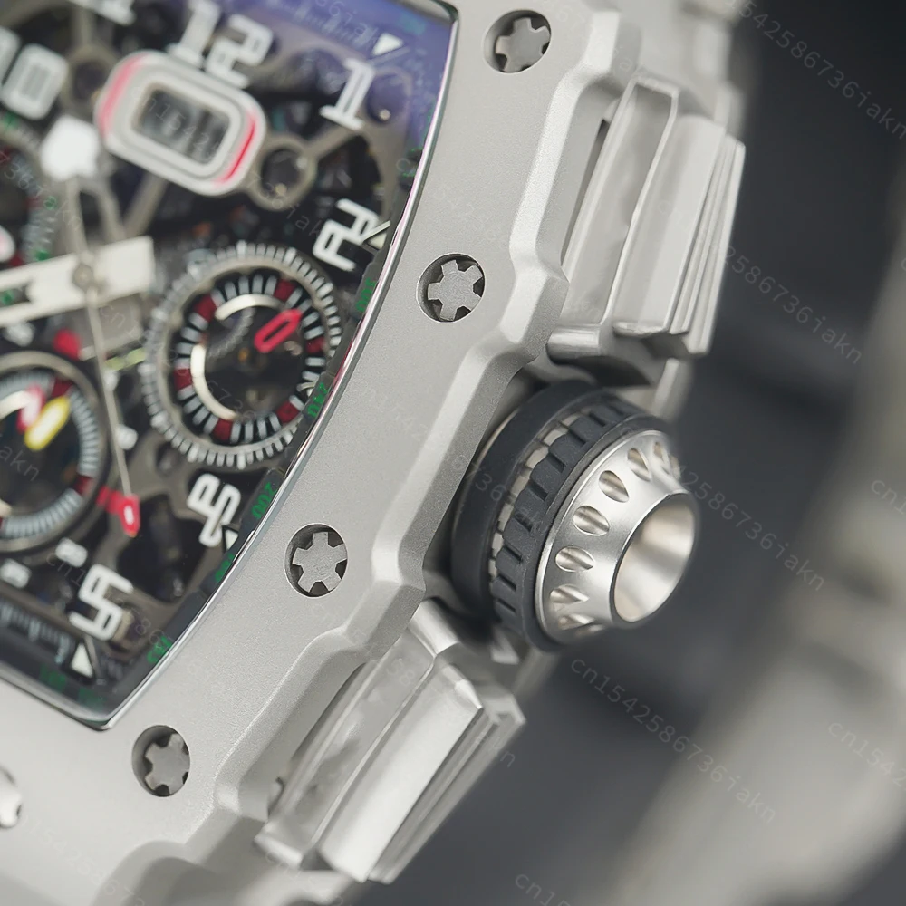 2022 Fashion New Men's Automatic Watch Stainless Steel Material Rubber Strap Sapphire Glass Mirror Casual Sports Waterproof