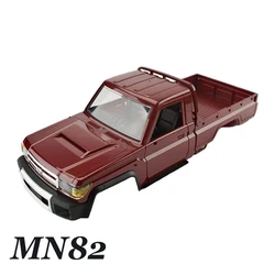 Enhanced Red Wheel Eyebrow Upgrade for RC Crawlers - Easy Installation, Premium Accessories (MN82Y - 82A - S)