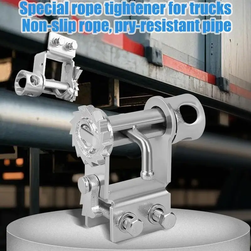 Stake Pocket Winch Iron Steel Rope Tie Down Clamp Flatbed Trailer Accessories Track Sliding Winch For Trucks Car Cargo