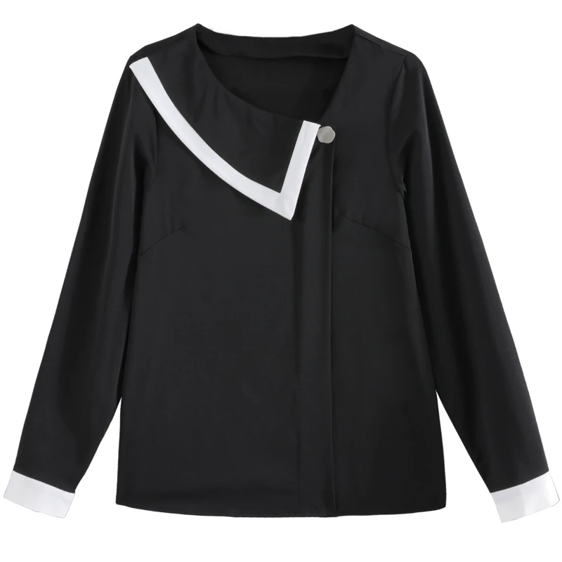 

New Korean Fashion Ladies Shirts Blouses Casual Women Tops Female Woman Button Up Shirt Girl Long Sleeve Blouse BVy1003
