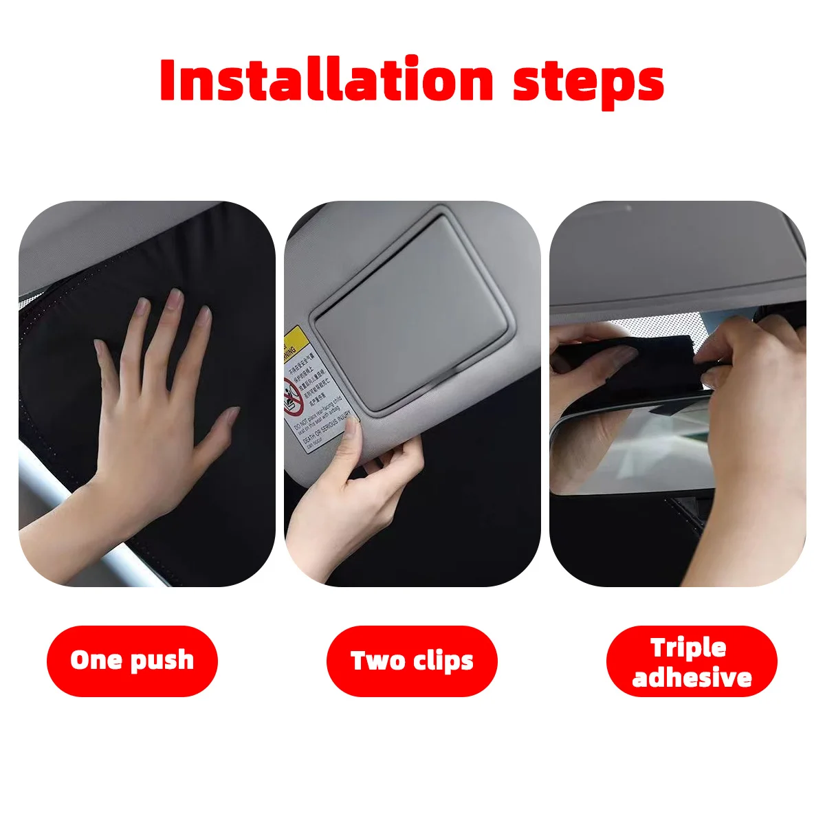 Sunshade Folding Window Sunshade Car Windshield Car UV Protection Titanium Silver Accessories
