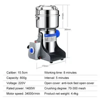 2500G Grinding Machine Ultrafine Grinder Chinese Medicinal Materials Mill Home Mill Commercial Small Grains Miscellaneous Grains 2