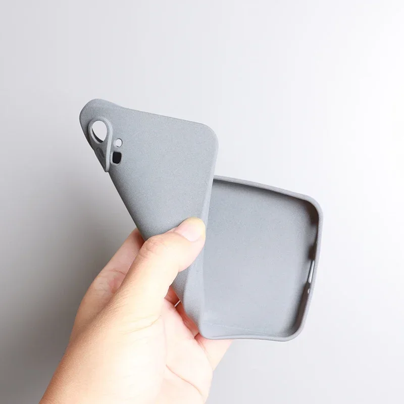 Enhanced Sand Matte Soft Silicone Anti-Fall & Anti-Fingerprint Protective Phone Case Cover