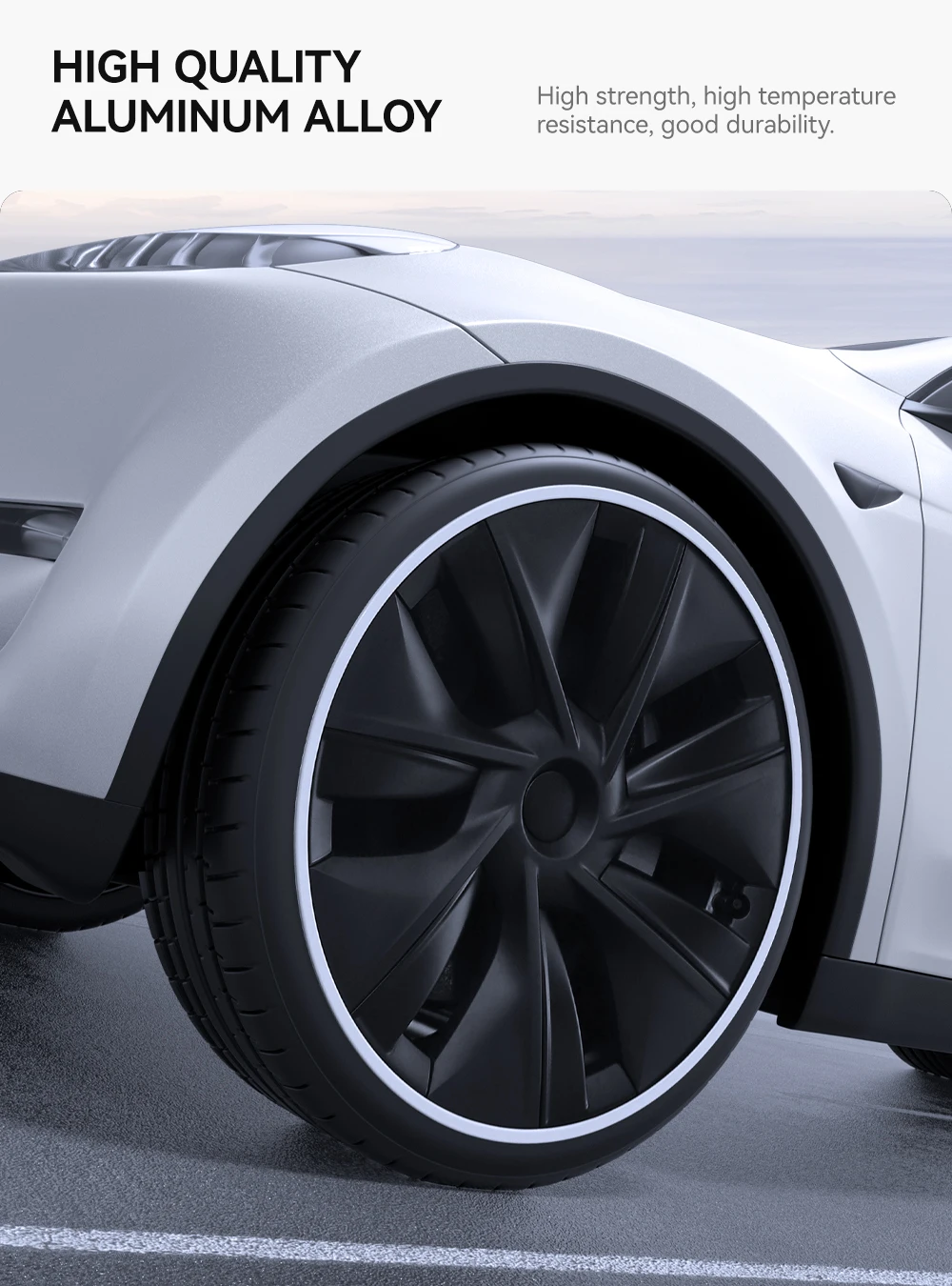 For Tesla Model 3 Y 2021-2025 Highland Juniper 19/20 Inches Wheel Protection Hub