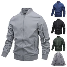 

Men's Jacket Casual Cardigan Zipper Stand Collar Jackets