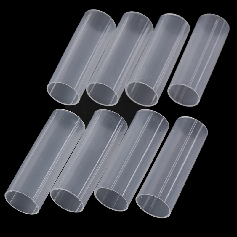 8Pcs 6cm Plastic 18650 To 26650 Battery Converter Tube Adapter Sheath Holder Case Adaptor Casing For LED Flashlight Torch battery holder tube