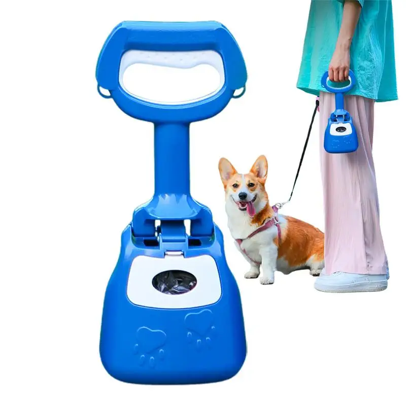Dog Pooper Scooper Heavy Duty Manico Lungo Poop Scooper Easy Pick Up Anti Slip Dog Waste Scoop Remover Per Pet Waste Yard