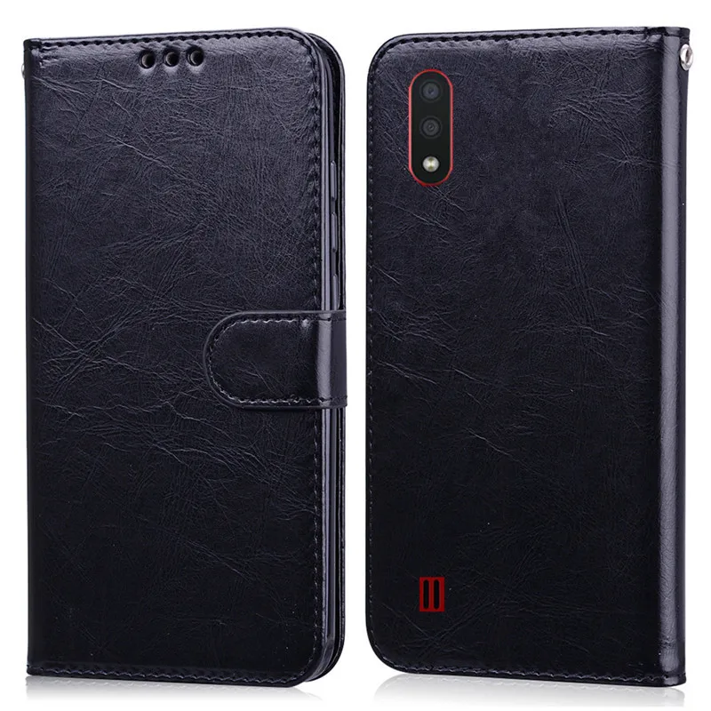 Luxury Flip Leather Case on For Samsung Galaxy A01 Core book Case on For Samsung A01 Core A 01 A01Core Case Phone Cover Fundas samsung silicone cover