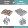 Expandable Cutlery Drawer Organizer Adjustable Kitchen Utensil Tray 6 Compartment Flatware Storage Divider Kitchen Organization 4