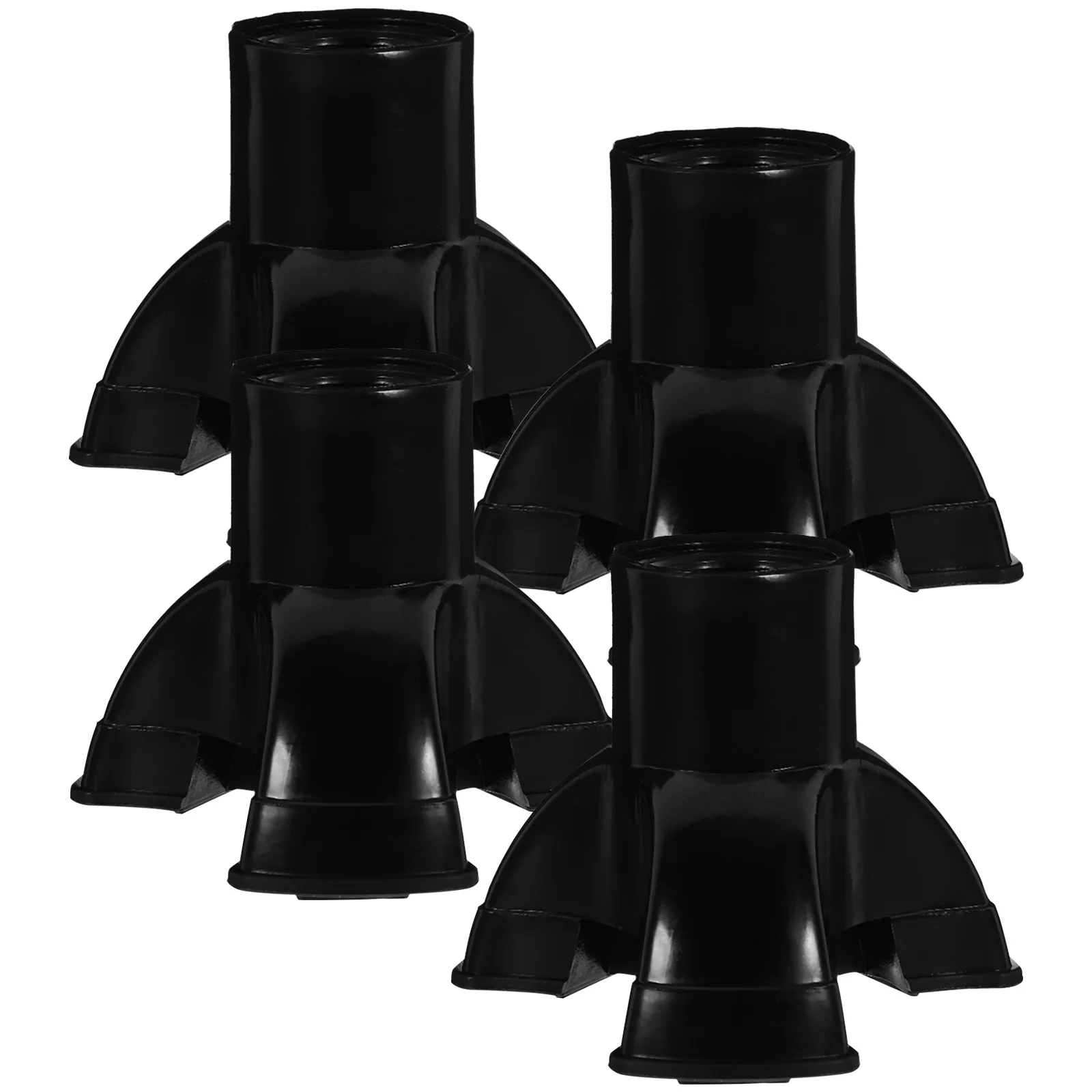 4 Pcs Crutch Accessories Protectors Walking Stick Shoe Shoes Poles Ends Tips for Sticks Trekking Foot Covers Cane Pad 3