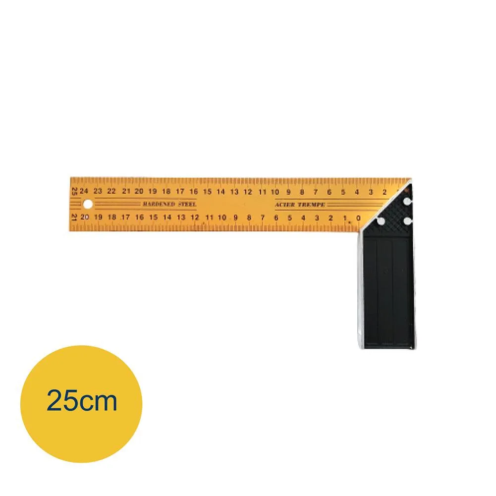 

Angle Square Ruler Carpenter Stainless Steel Woodworking 90 Degree Craft L-Square Measure Precision Ruler Durable