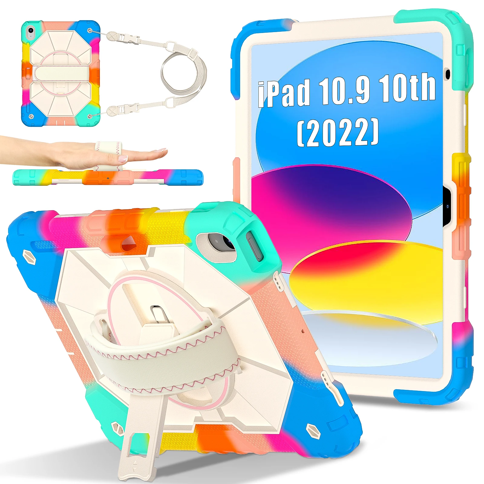 Durable Shockproof Kids Tablet Stand Case - Armor Cover