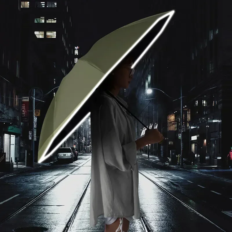 

Прочный складной зонт для мужчин и женщин, автоматический, с 10 ребрами, защита от дождя, ветра, перевернутый