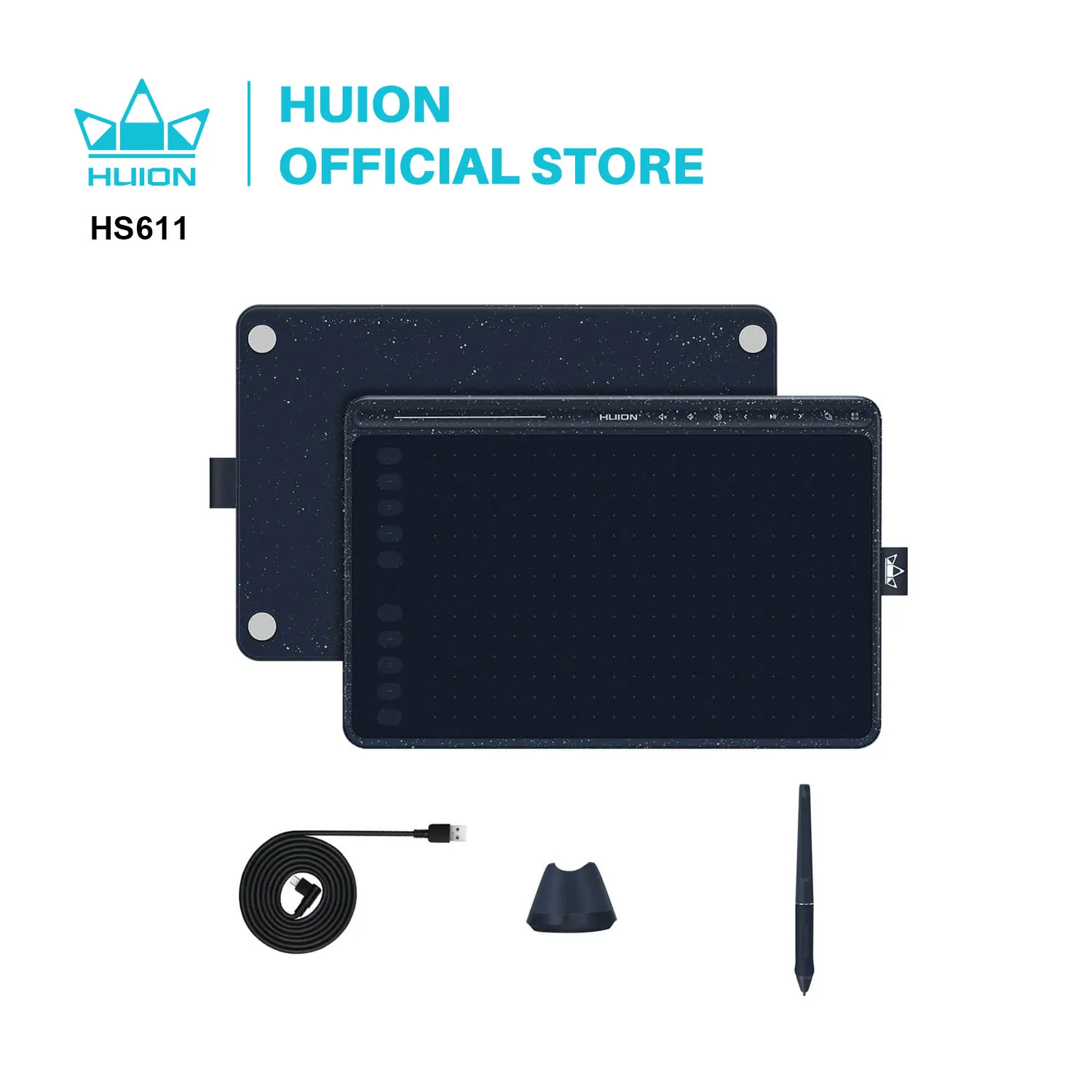 新品未使用 HUION HS611 デジタルドローイングタブレット スカーレット Huion HS611 Graphic Drawing Tablet for Artists. | Huion
