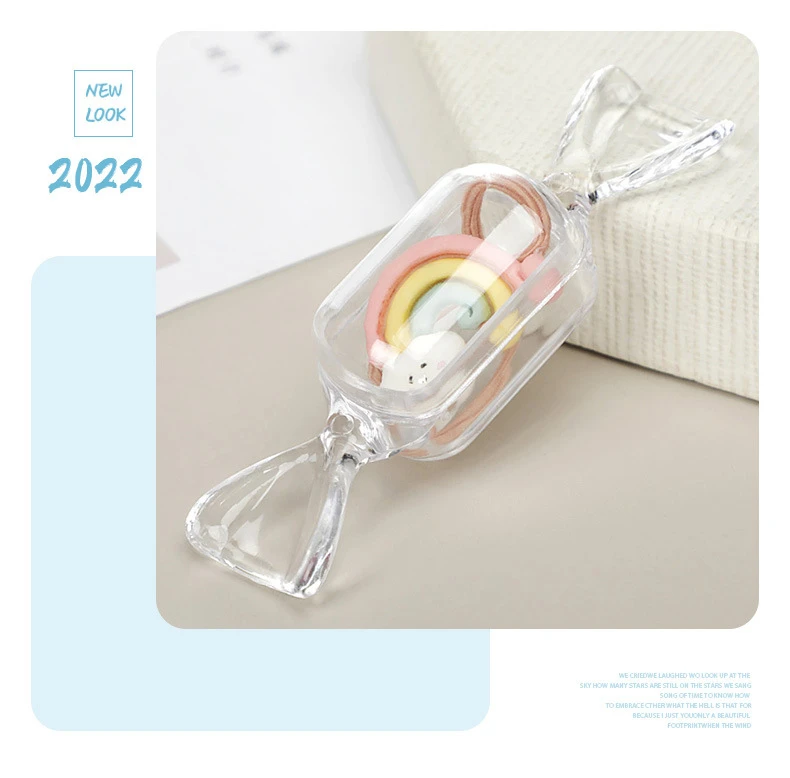 10 Teile/los Mini Süßigkeiten Schmuck Box Transparent Süße Süßigkeiten Geformt Tragbare Boxen Schmuck Container Lagerung Wasserdicht Organizer – Detail 19