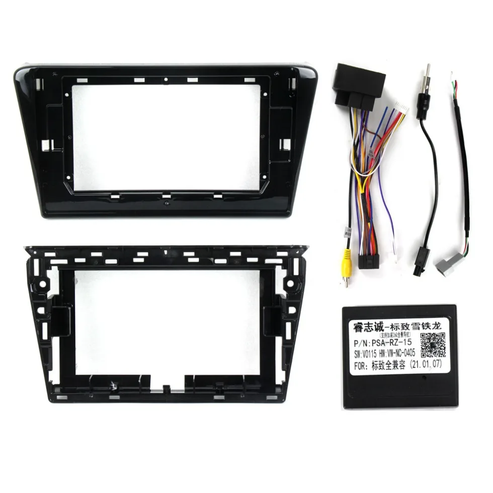 Nuovo Prodotto Car Video Frame Per Peugeot 408 301 307 308 407 Frame Per Car Stereo Android Frame Navigation