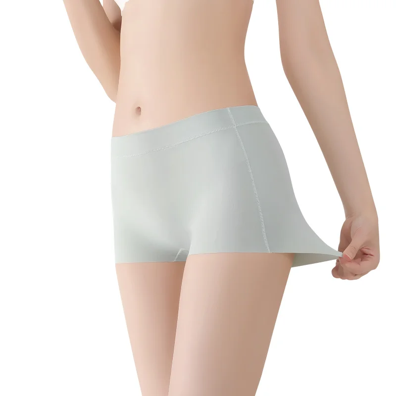 Plus Size Shorts Mid-rise Safety Short Pants New Ice Silk Seamless Shorts Under the Skirt Underwear for Women Panties Women's