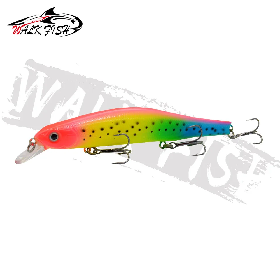 Description Picture 3 of itemWALK FISH Fishing Lures Jerkbaits Minnow 125mm 17.5g Artificial Bait Good Action Wobblers Hard Lure Pesca Diving Depth 0.5-1.5m