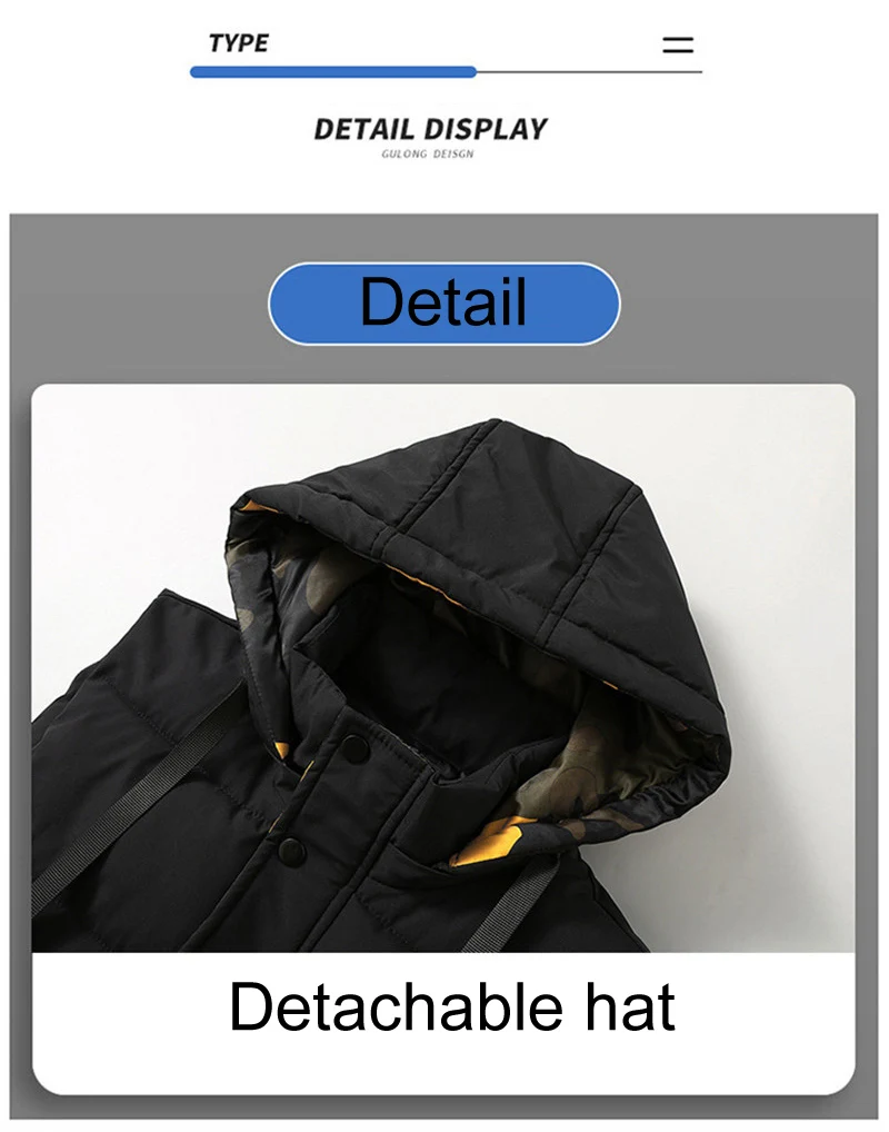 Description Picture 6 of item2024 Fashion Men's Vest Cotton Padded Autumn and Winter Sleeveless Jacket Casual Solid Plus Size 5XL High Quality Waistcoat