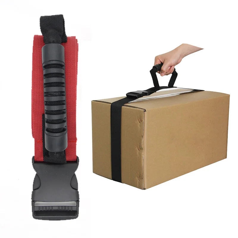 Carry Strap with Handle,Adjustable Luggage Strap,Secure Lifting,Carrying Heavy Boxes, Groceries, Belt Rope, Suitcase Fixed Belt