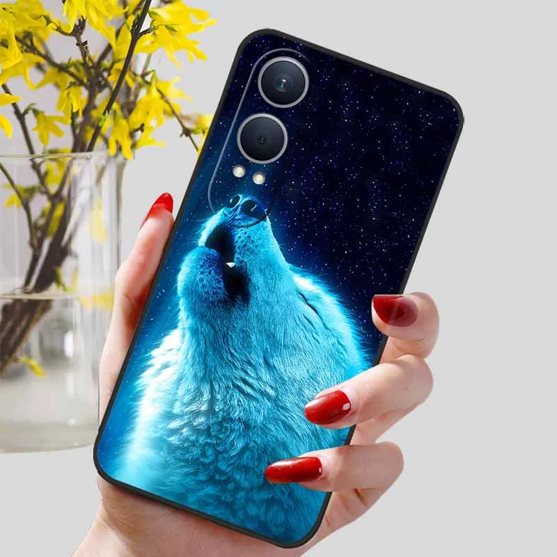 Floral Silicone Soft TPU Phone Case – Shockproof Protector Bumper Cover for OnePlus Nord CE4 Lite 5G