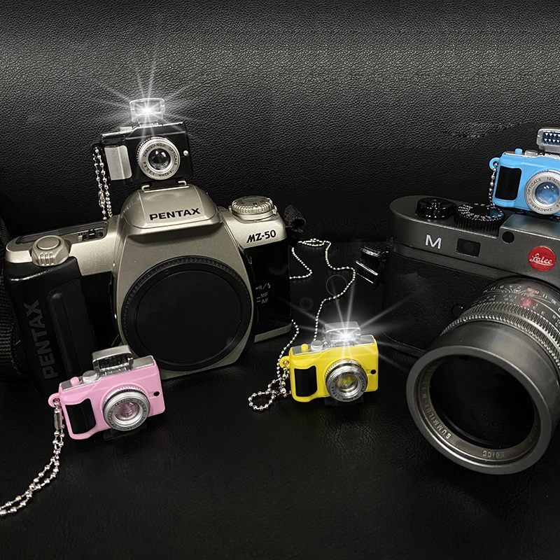 3D Mini Camera Led Light Emitting Hot Shoe Cover Creative Hotshoe Protect Anti-Dust Cap Per Fuji Leica Canon Nikon Slr Sony