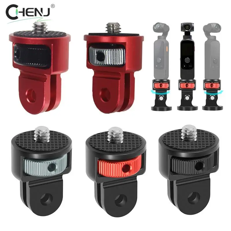 알루미늄 카메라 미니 삼각대 어댑터 마운트, CNC 변환 어댑터, 10 9 Insta360 및 기타 표준 1/4 Acc