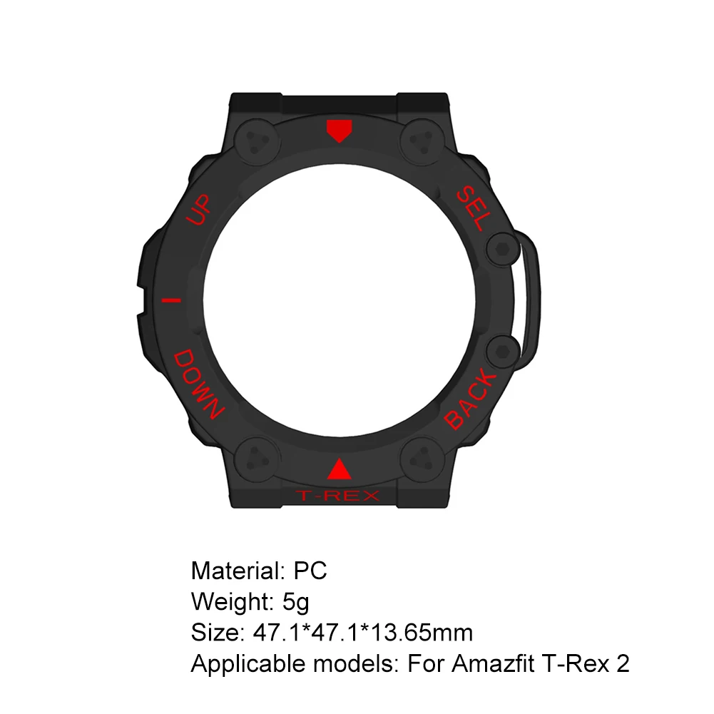 Scale Shockproof PC Hard Protector Case for Amazfit T-Rex / T-Rex Pro