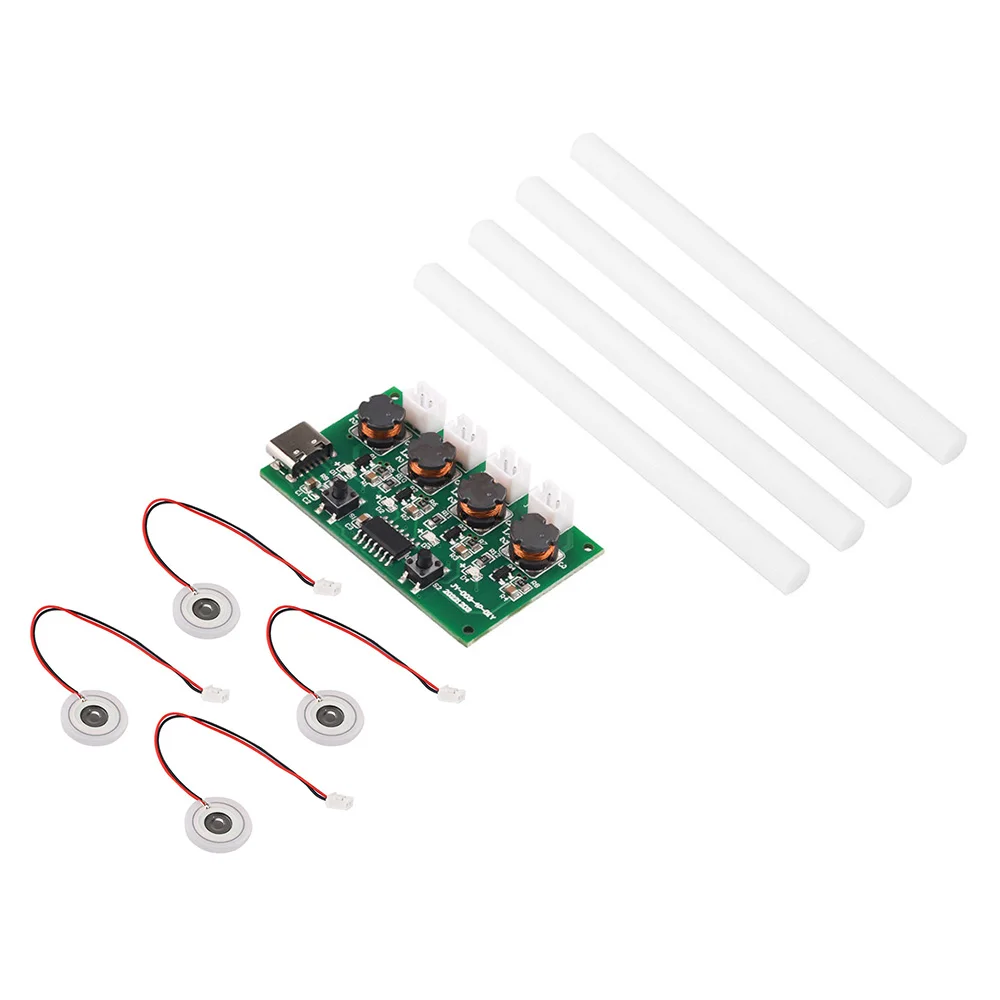 Type-c USB 5V 20mm 1.5-3W Module d'humidificateur d'atomisation ultrasonique bricolage transducteur hydratant brumisateur atomiser kit de gaz en caoutchouc  502