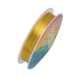 Vibrant Copper Jewelry Craft Wire - Versatile Sizes for DIY Bracelets & Necklaces (Gold colour)