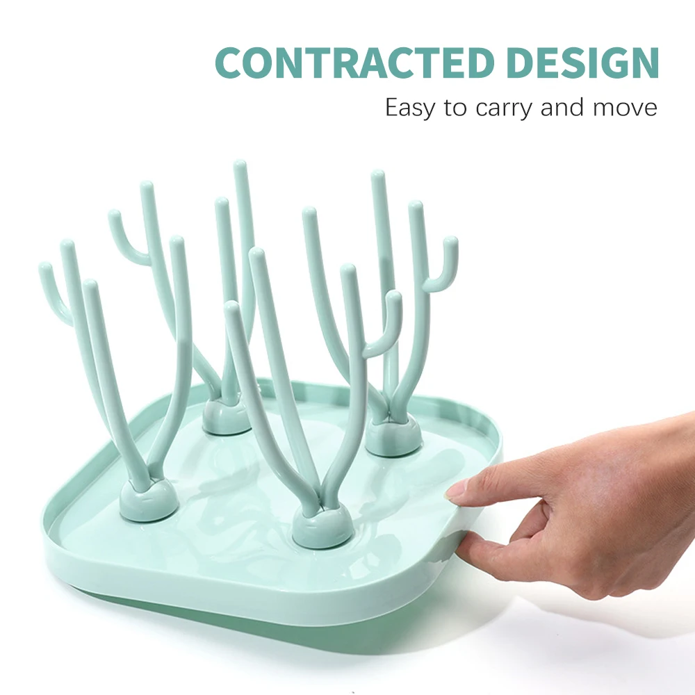 Baby Bottle Drain Rack Drying Racks Nipple Feeding Cup Holder Storage Drying Rackbottle Cleaning and Machine BPA FREE