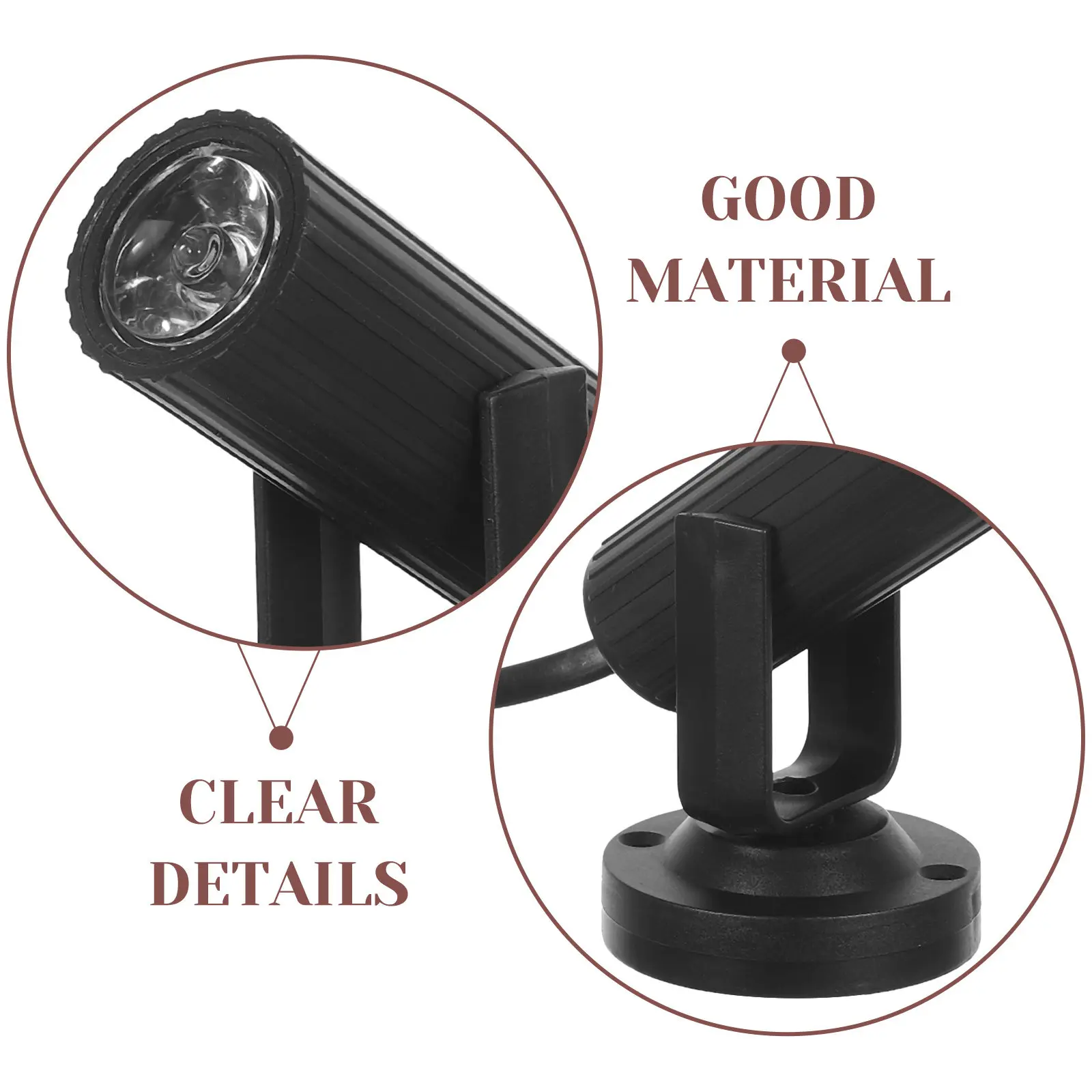 2Pcs LED 무대 스포트라이트 회전식 라이트 레드 블루 효과 댄스 파티를 위한 고휘도 Ktv 바 디스코 클럽
