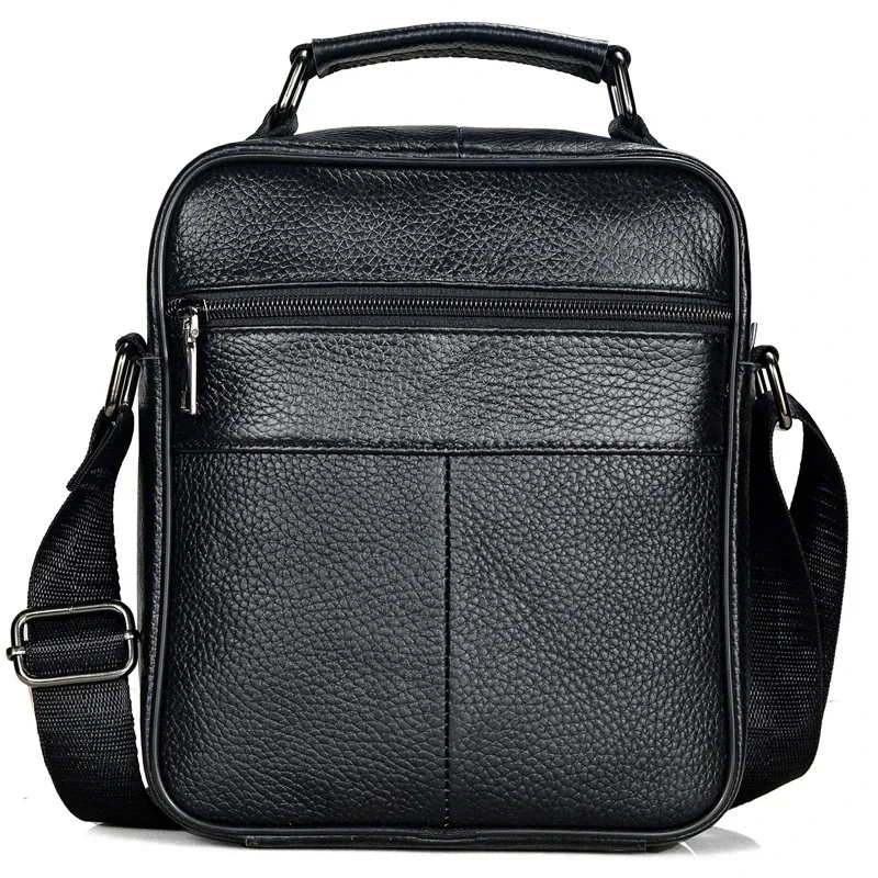 Genuine Leather Mens Messenger Bag
