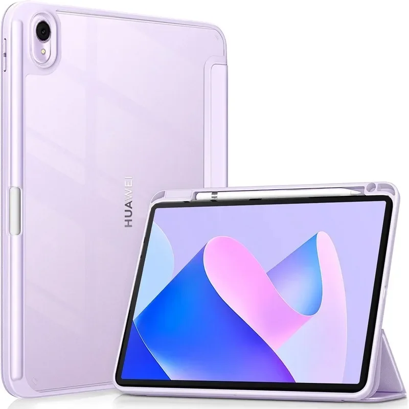 Transparent Back Tablet Cover with Pencil Holder for Huawei MatePad 11 – 11 Inch Protective Case