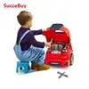 60 Pcs Kids Mechanic Car Repair Set with Removable Parts & Horn