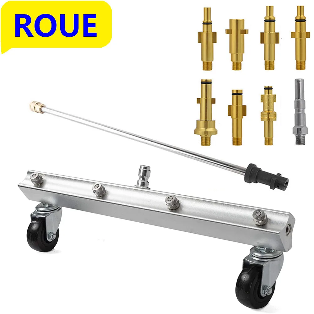 Roue Wash The Bottom Of The Car Per Parkside Karcher Michelin Black Decker Washer Under Body Chassis Ugello Per La Pulizia Dello Spruzzo D'Acqua