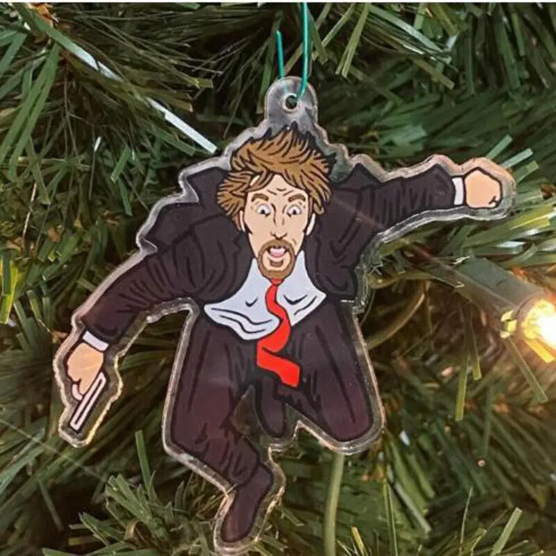 Christmas Advent Calendar Deadly Advent Calendar Hans Gruber Dropped Nakatomi Plaza Home Wooden Ornament Christmas Festive Decor