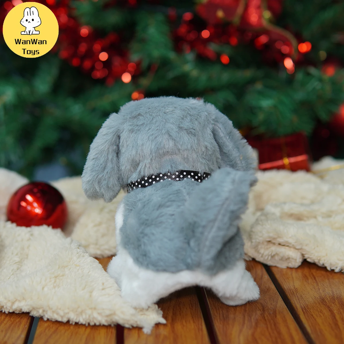 Children's Play House Toy Pet Toy Electric Plush Puppy Electronic Dog Mobile Barking Interactive Doll Holiday Gift Birthday Gift 2