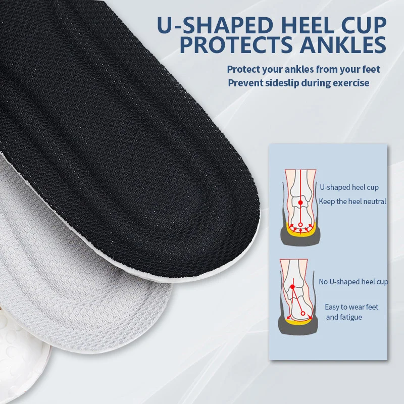 Shoe insoles Orthopedic insoles 1Pair Thicken Sport Insoles Man Women Soft Memory Foam Insoles Breathable Deodorization PU Cushion Pad for Running Shoes
